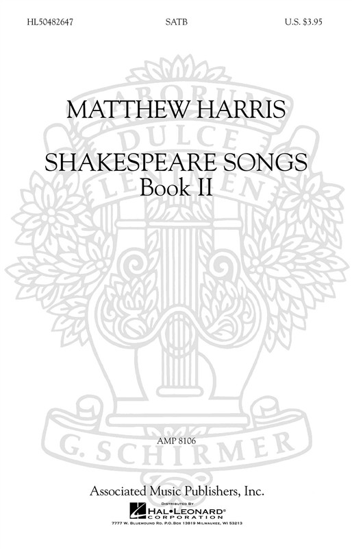 Matthew Harris: Shakespeare Songs Book 2
