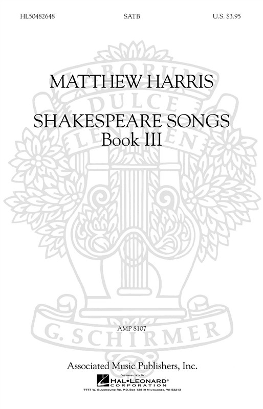 Matthew Harris: Shakespeare Songs Book 3