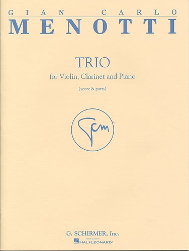 Gian Carlo Menotti: Trio (Score And Parts)