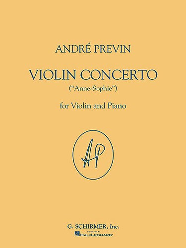 Andre Previn: Violin Concerto 'Anne-Sophie' (Violin/Piano)