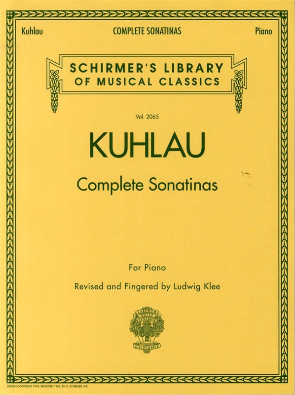 Friedrich Kuhlau: Complete Sonatinas For Piano