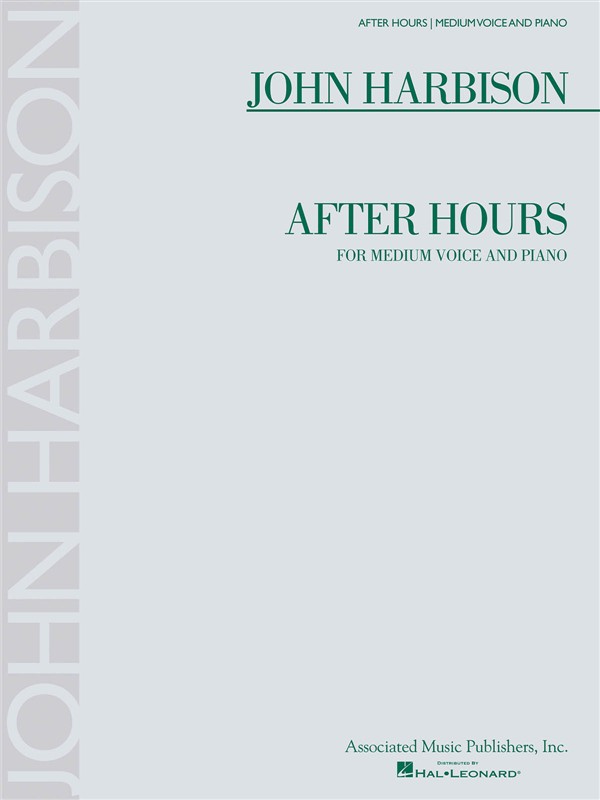 John Harbison: After Hours - Medium Voice/Piano