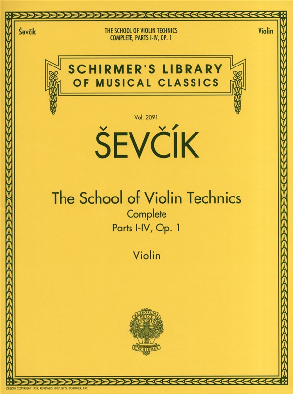 Otakar Sevcik: The School Of Violin Technics Op.1 Complete