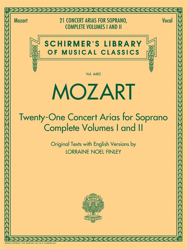 W.A. Mozart: 21 Concert Arias For Soprano - Complete Volumes 1 And 2