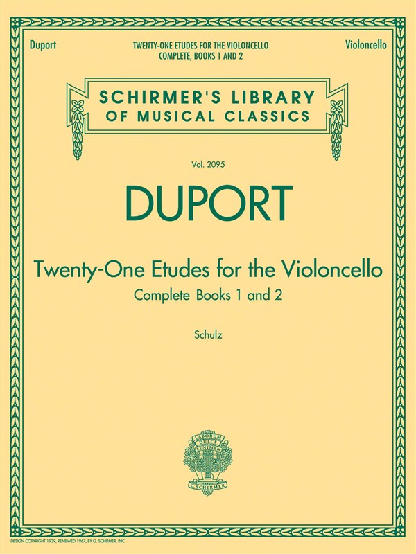 Jean-Louis Duport: 21 Etudes For The Violoncello - Complete Books 1 And 2