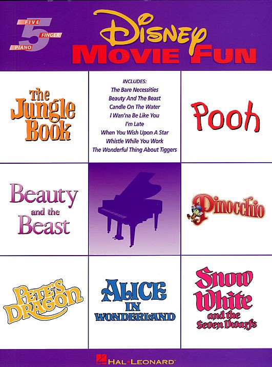 Disney Movie Fun (5 Finger Piano)