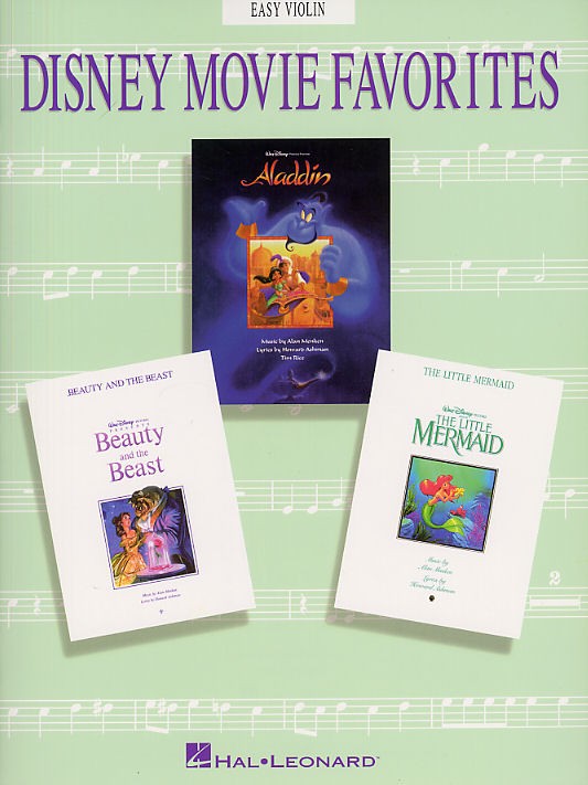 Disney Movie Favorites Instrumental Solo Easy Violin