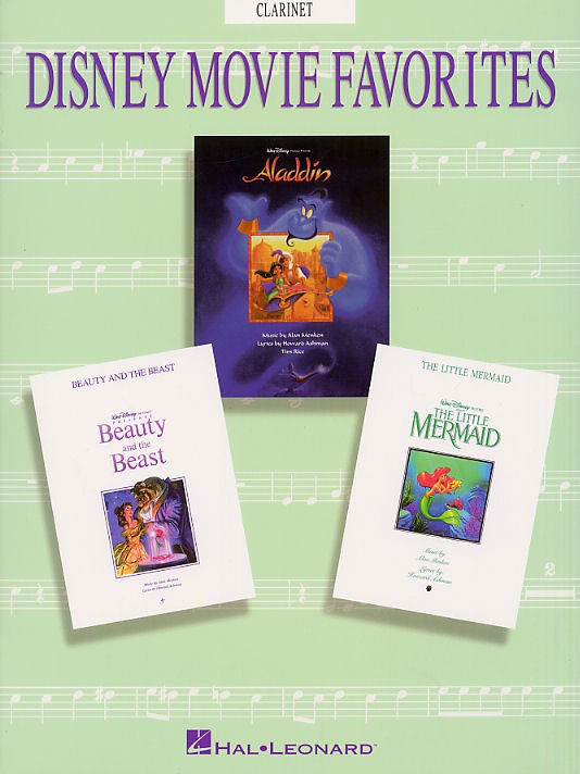 Disney Movie Favorites Instrumental Solo Clarinet