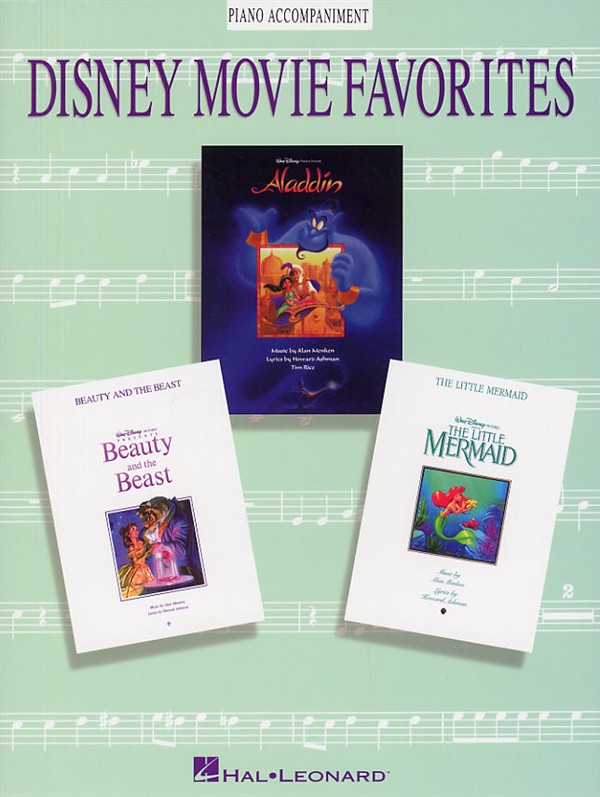 Disney Movie Favorites Instrumental Solo Piano Accompaniment