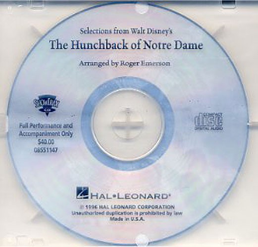 The Hunchback Of Notre Dame (Medley) Show Trax CD