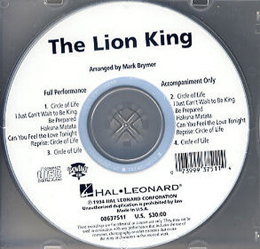 Elton John: The Lion King (Medley) - Show Trax CD