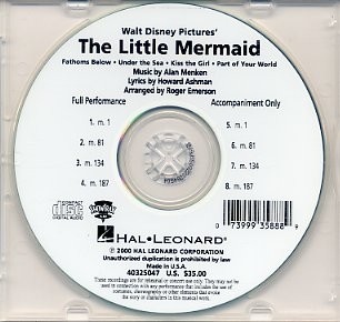 Alan Menken: The Little Mermaid (Medley) - Show Trax CD