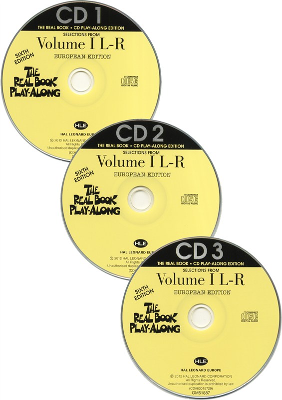 The Real Book Playalong Sixth Edition - Volume 1 L-R (3 CDs)