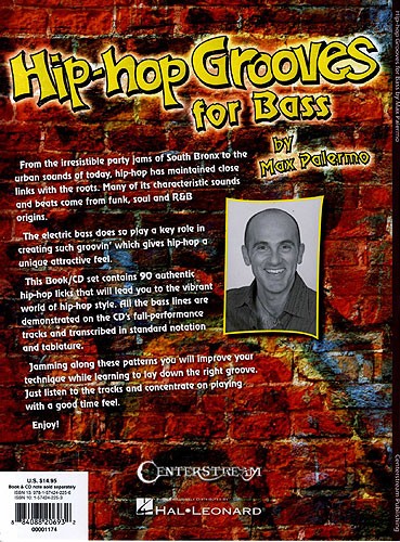 Max Palermo: Hip Hop Grooves For Bass (Book/CD)