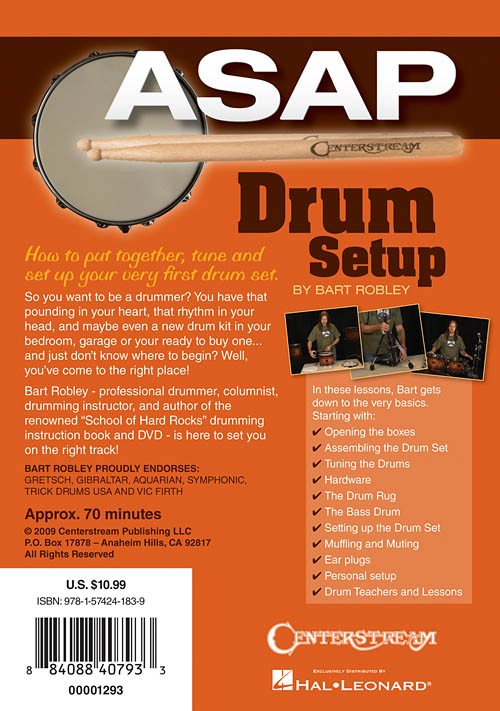 Bart Robley: ASAP Drum Setup - Learn Drum Setup The Right Way