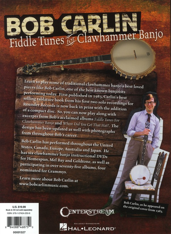Bob Carlin: Fiddle Tunes For Clawhammer Banjo