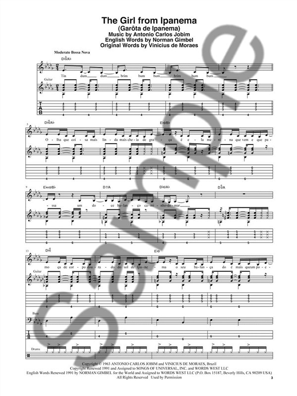 Stan Getz/Joao Gilberto: Getz/Gilberto (Transcribed Scores)