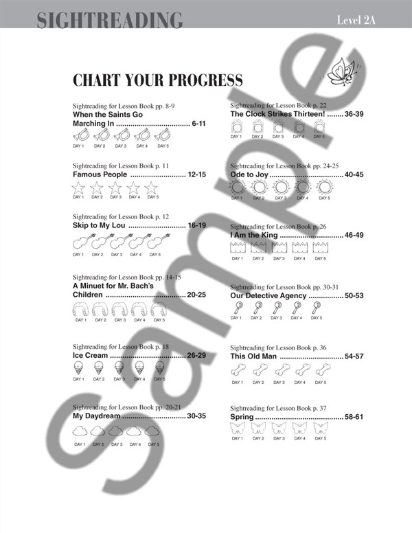 Piano Adventures: Sightreading Book - Level 2A