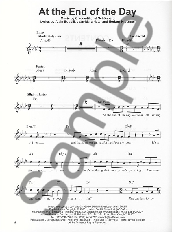 Pro Vocal Women/Men Edition Volume 11: Les Misérables