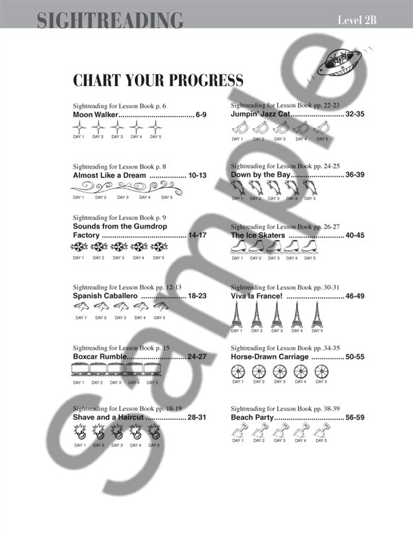 Piano Adventures: Sightreading Book - Level 2B