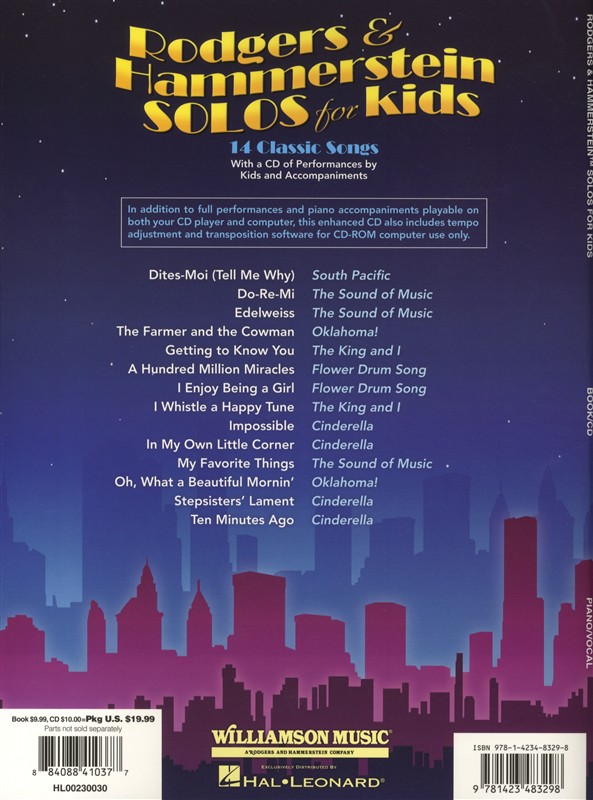 Rodgers & Hammerstein Solos For Kids