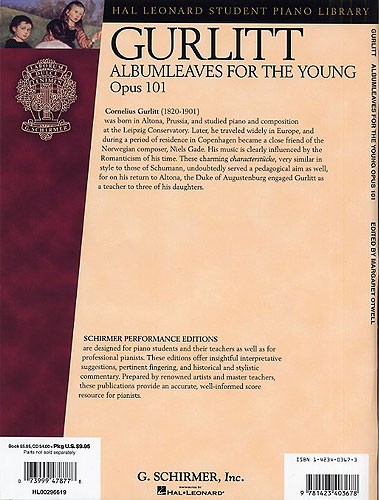 Cornelius Gurlitt: Album Leaves For The Young Op.101