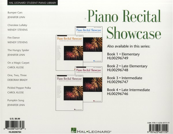 Piano Recital Showcase - Pre-Staff