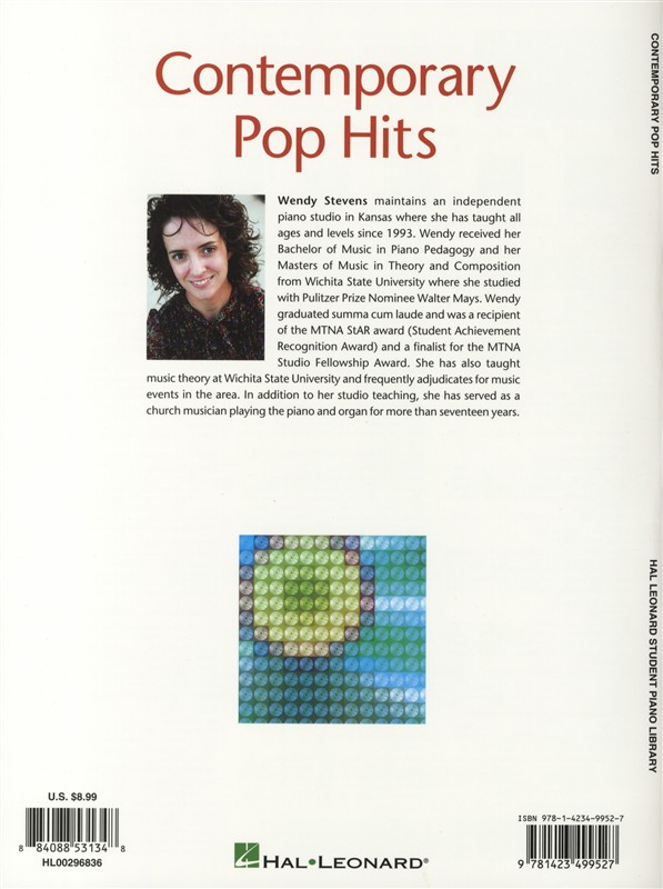 Hal Leonard Student Piano Library: Contemporary Pop Hits - Late Elementary