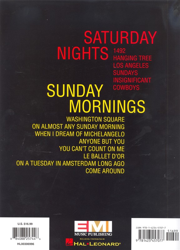 Counting Crows: Saturday Nights & Sunday Mornings