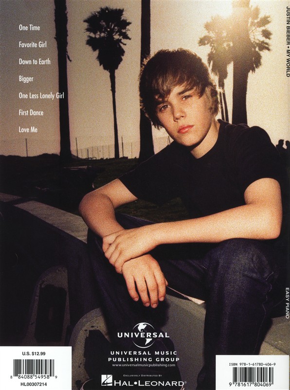 Justin Bieber: My World - Easy Piano