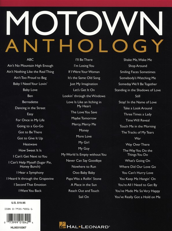 Motown Anthology