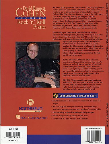 David Bennett Cohen Teaches Rock 'n' Roll Piano
