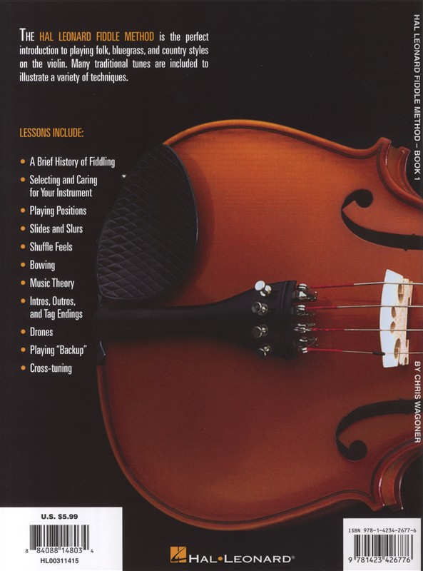 Hal Leonard Fiddle Method - Book 1 (Book Only)