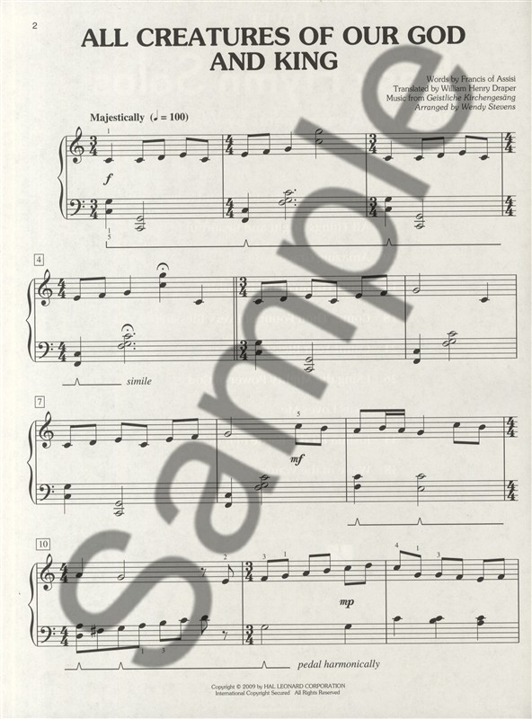 Easy Hymn Solos - Level 3