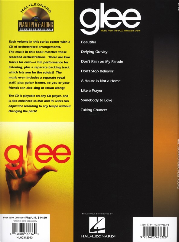 Glee Playalong - Piano