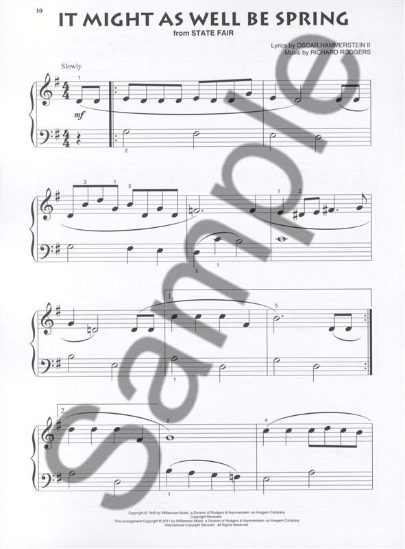 Beginning Piano Solo Play-Along Volume 9: Standards