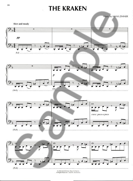 Pirates Of The Caribbean: Dead Man's Chest (Piano Solo)