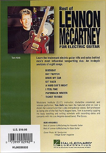 Best Of Lennon And McCartney For Electric Guitar DVD