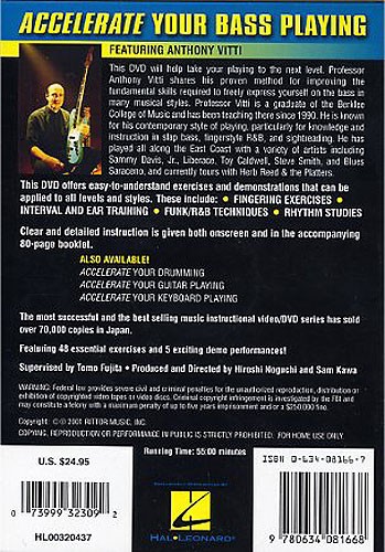 Accelerate Your Bass Playing DVD