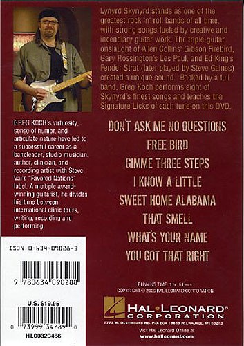 Lynyrd Skynyrd: Guitar Signature Licks (DVD)