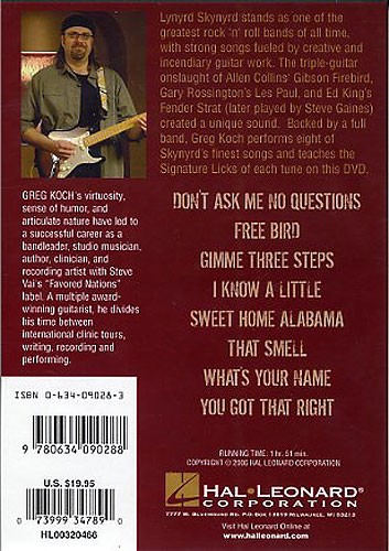 Lynyrd Skynyrd: Guitar Signature Licks (DVD)
