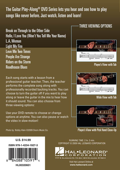 Guitar Play-Along DVD Volume 13: The Doors