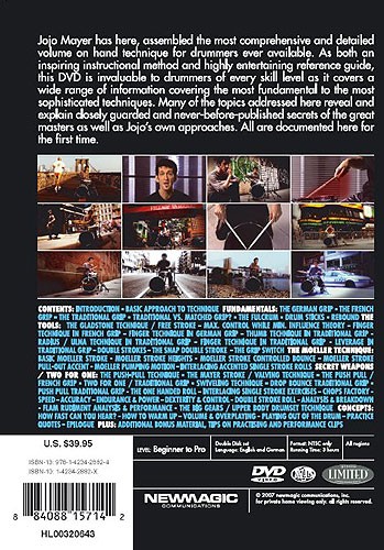 Jojo Mayer: Secret Weapons For The Modern Drummer - A Guide To Hand Technique