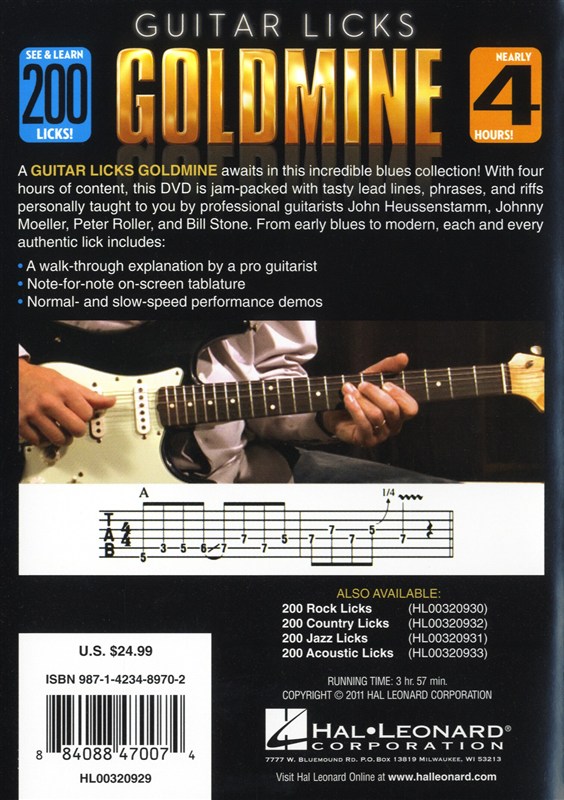 200 Blues Licks - Guitar Licks Goldmine