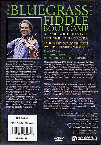 Bluegrass Fiddle Boot Camp: A Basic Guide To Style, Technique And Practice DVD