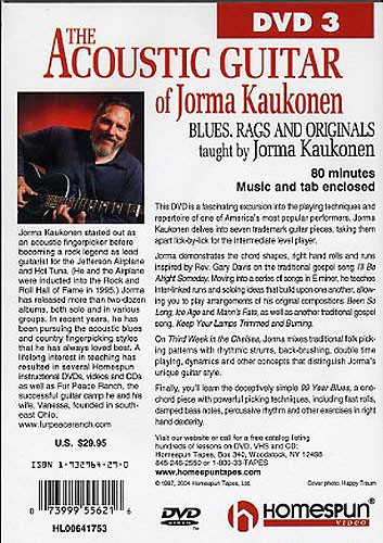 The Acoustic Guitar Of Jorma Kaukonen: DVD 3