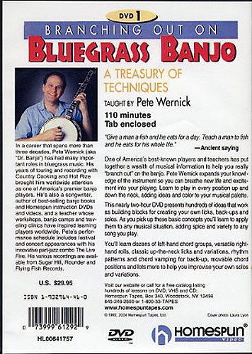 Pete Wernick: Branching Out On Bluegrass Banjo 1 - A Treasury Of Techniques