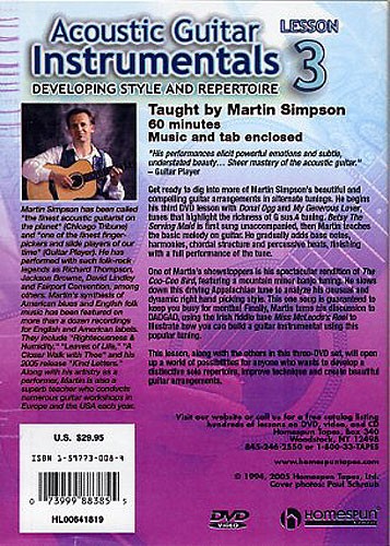 Acoustic Guitar Instrumentals 3 DVD
