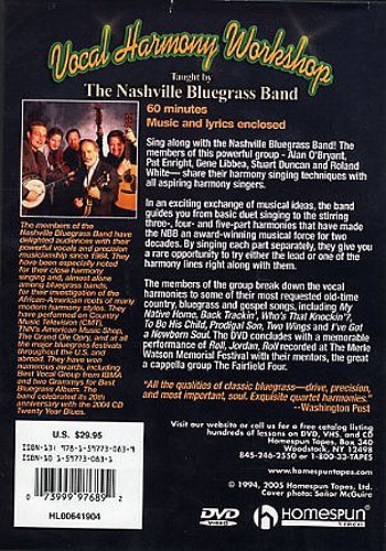 The Nashville Bluegrass Band: Vocal Harmony Workshop