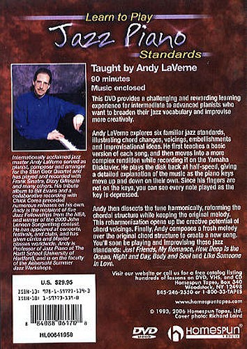 Andy LaVerne: Learn To Play Jazz Piano Standards